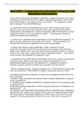 EXIT HESI - Comprehensive PN Exam A Practice 100 Questions and answers