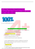 ATI PROCTOREDRN COMPREHENSIVE PREDICTOR 2019 FORM B&sol;REAL EXAM &sol;LATEST APRIL 2023-2024-2025