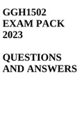 GGH1502 EXAM PACK 2023