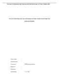 Bachelor thesis | Psychology | Open University