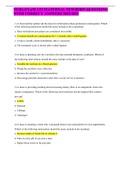 NURS EXAM ATI MATERNAL NEWBORN QUESTIONS WITH CORRECT ANSWERS 2022&sol;2023