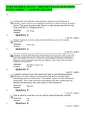 NURS PHARMACOLOGY MIDTERM EXAM QUESTIONS WITH CORRECT ANSWERS 2022&sol;2023