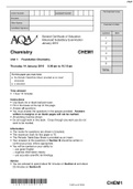 Legacy Paper 2010 Chemistry AQA A level