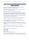 BRPT EXAM B QUESTIONS AND ANSWERS 100&percnt; CORRECT