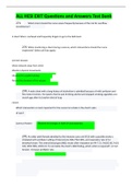 ALL HESI EXIT Questions and Answers Test Bank