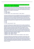 AAPC CPC Practice Questions & ANSWERS 2023 &lpar; A&plus; GRADED A&plus; 100&percnt; VERIFIED&rpar;