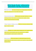ALL 2022&sol;23 RICA EXAM &lpar;BUNDLE&rpar; QUESTIONS AND ANSWERS ALREADY PASSED