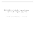 2022/2023 NEW HESI V3 Exam (elaborations) CMH2602 hesi exit v3 .with answers!