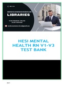Hesi-mental-health-rn-v1-v3-2020- test bank for 2020-2021/HESI MENTAL HEALTH RN V1-V3 2020/2021 TEST BANK