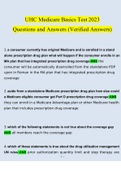 UHC Medicare Basics Test 2023 Questions and Answers (Verified Answers)