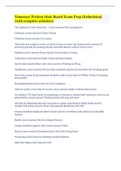 Tennessee Written State Board Exam Prep &lpar;Esthetician&rpar; &lpar;with complete solutions&rpar;