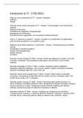 Introduction to IT - C182 WGU