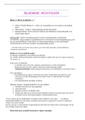 Samenvatting Algemene Rechtsleer &plus; notities alle lessen 