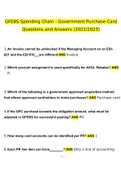 GFEBS Spending Chain - Government Purchase Card Questions and Answers 