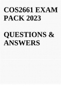 COS2661 EXAM PACK 2023