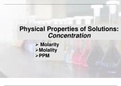 Chemistry Concentration-of-Solution-Lecture Presentation