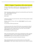 CHM112 chapter 19 questions with correct answers