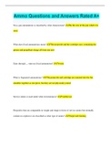 Ammo Questions and Answers Rated A&plus;