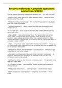 Electric motors&sol;23 Complete questions and answers&sol;2023