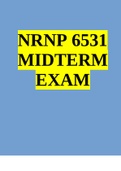 NRNP 6531 Midterm Exam