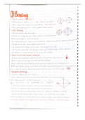 AQA A Level Chemistry Bonding Summary Notes