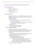 Lecture Notes PSYCH 429 Chapter 2