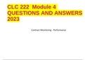CLC 222 Module 4 QUESTIONS AND ANSWERS 2023