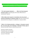 Humanitarian Assistance Response Training &lpar;HART&rpar; Pretest Questions and Answers