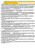 GFEBS Essentials BI Reporting (Subsumes L305E) COMPLETEQUESTIONS AND ANSWERS 2023  2 Exam (elaborations) GFEBS L230E: Cost Management Process Overview Course Assessment COMPLETED 2023  3 Exam (elaborations) GFEBS Essentials-Subsumes L101E, L201E, L303E CO