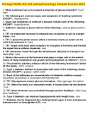Portage NURS BS 231 pathophysiology module 9 exam 2023