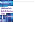 Quick Review Cards for Medical Laboratory Science 2nd edition by Valarie Dietz  Polansky