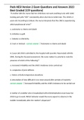 Peds HESI Version 2 Exam Questions and Answers 2023 Best Graded &lpar;159 questions&rpar;