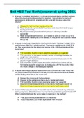 Exit HESI Test Bank &lpar;answered&rpar; spring 2022&period;