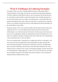 &Tab;Nr 506 Week 4&colon; Challenges in Lobbying Strategies &lpar;Latest Update&rpar; Already Graded A&plus;