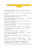 BECC MOD 1 Exam 2023 with Questions and Answers&period;