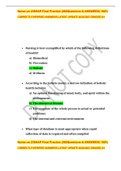 Nurse-un 239HAP Final Practice &lpar;260Questions & ANSWERS&rpar; 100&percnt; CORRECTLY&sol;VERIFIED ANSWERS LATEST UPDATE 2022&sol;2023 GRADED A&plus;