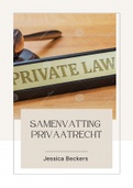 Samenvatting Inleiding Privaatrecht, ISBN: 9789001899806  Inleiding Privaatrecht 