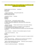 ONS Chemotherapy Immunotherapy Certificate&sol;160 questions and answers