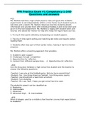 PPR Practice Exam #1 Competency 1-3/60 Questions and answers