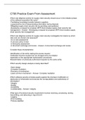 C706 Practice Exam From Assessment