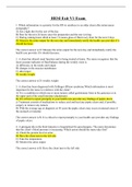  HESI Exit V1 Exam 
