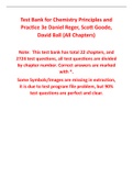 Chemistry Principles and Practice 3e (International Edition) By Daniel Reger Scott  Goode David Ball (Test Bank)