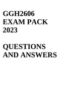 GGH2606 EXAM PACK 2023