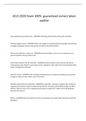 ACLS 2020 Exam 100&percnt;  guaranteed correct latest update