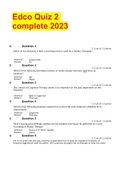 Edco 715  Quiz 2 complete 2023
