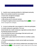 ATI Community Health Proctored Exam Form A ;B; (Bundle Pack Solution) UPDATED WITH ALL CORRECT ANSWERS
