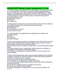 NCIDQ IDPX Model Exam Questions &lpar;175 QA&rpar;