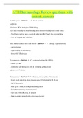 ATI Pharmacology Bundle 