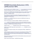 GFEBS Essentials-Subsumes L101E&comma; L201E&comma;Correct 100&percnt;