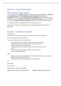 Research Design & Methods: Module 2: Case Study Designs